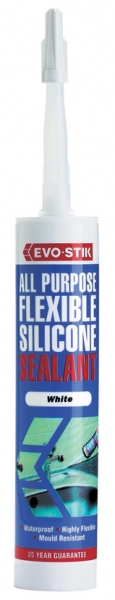 Bostik All Purpose Flexible Silicone Sealant - Clear - C20 - Box of 12
